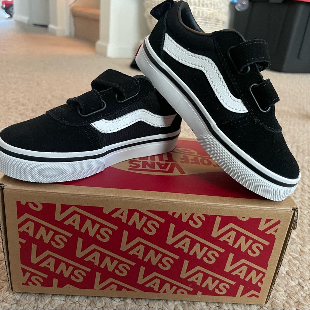 Vans Classic Black and White Sneakers